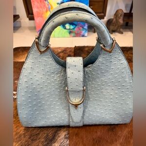 Gucci Ostrich Stirrup Bag